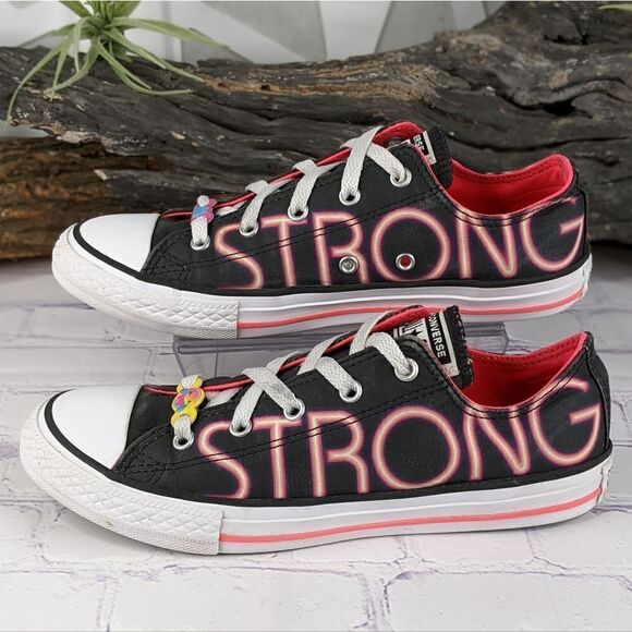 Converse Chuck Taylor All Star Pretty Strong Sneakers with Added Shoelace Tags - Picture 4 of 9